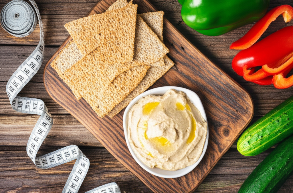 Generate a high-quality, relevant image prompt for an article about: What Crackers Are Good For Weig