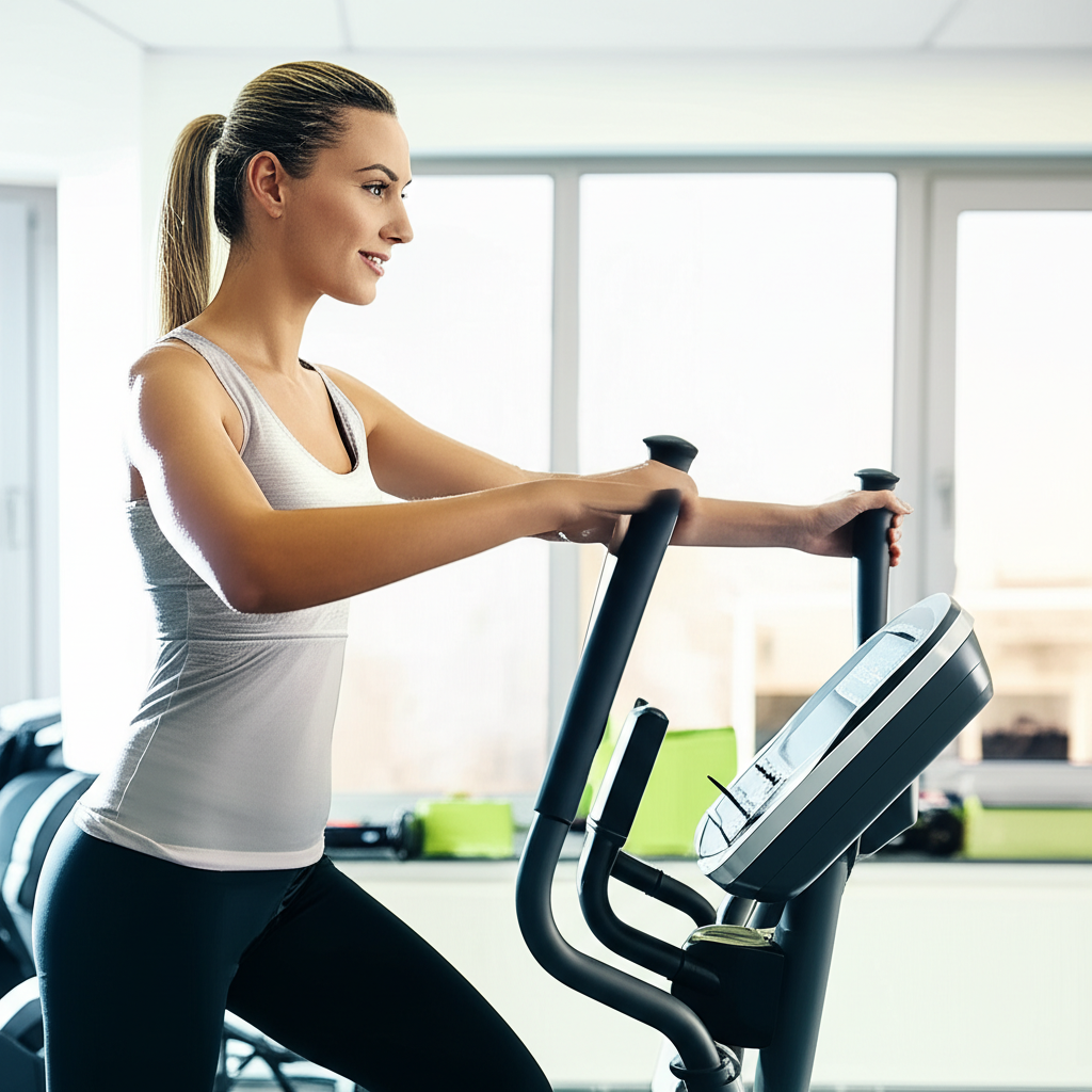 Generate a high-quality, relevant image prompt for an article about: What Exercise Machine Is Best F